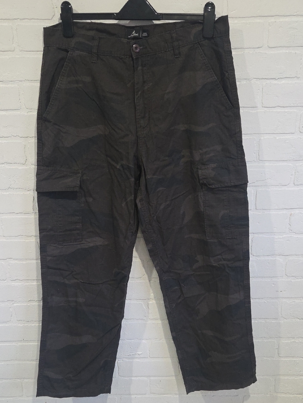 Men's Camo Cargo Pants - Dark Charcoal